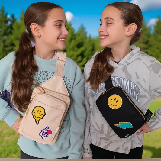 Preppy Sling Bags plus patches